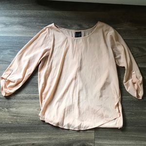 Coral blouse